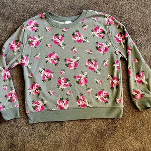 Floral sweatshirt